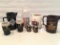 Group of Liquor Advertiser Miniature Pitchers, Tallest is 7