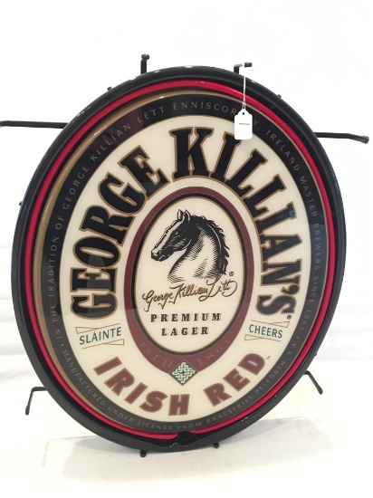 George Killians Irish Red Light-Up Neon Sign