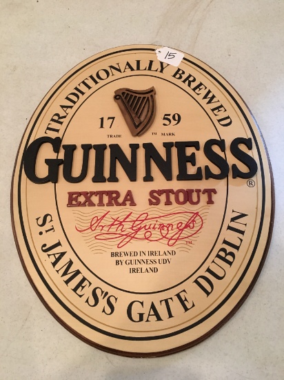 Guinness Extra Stout Oval Advertising Signs