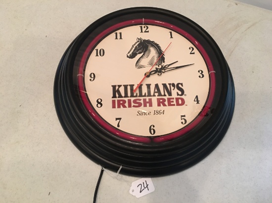 Killians Irish Red Light-Up Clock-Does NOT Light Up!
