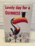 Contemporary Guinness Embossed Tin Signs From Guinness Museum, Dublin
