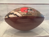 Cleveland Browns Football in Case