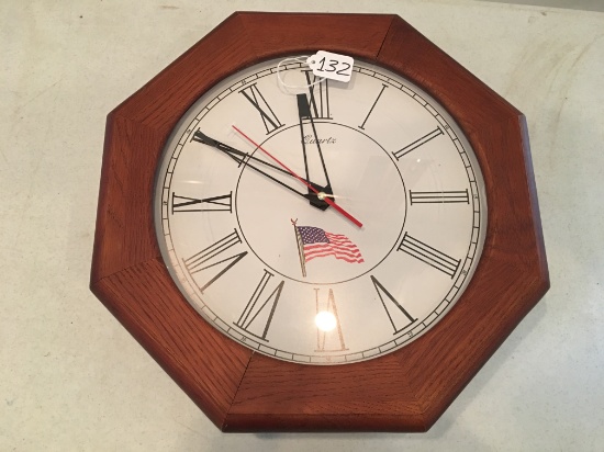 Quartz Wall Clock Made To Hide A Pistol In.