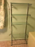 Chrome & Glass 4-Tier  Shelf