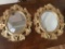 Pair Of Contemporary Matching Framed Mirrors Are 13.5