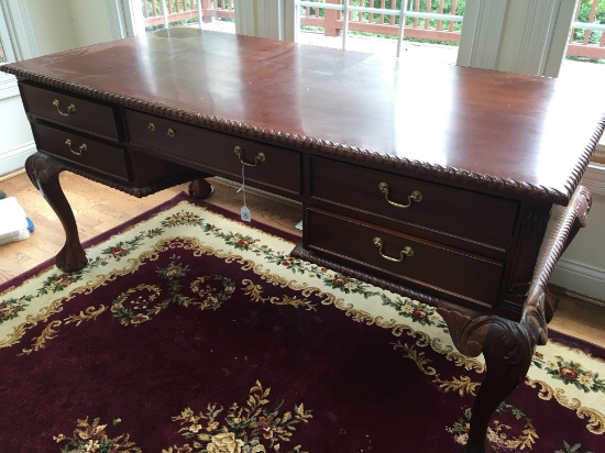 Carved Chippendale Style Desk