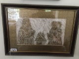 Framed Contemporary Rubbings/Prints
