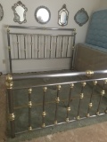 King Size Metal Bed Frame Complete