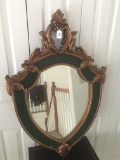 Shield Shaped Wall Mirror Measures 23.5