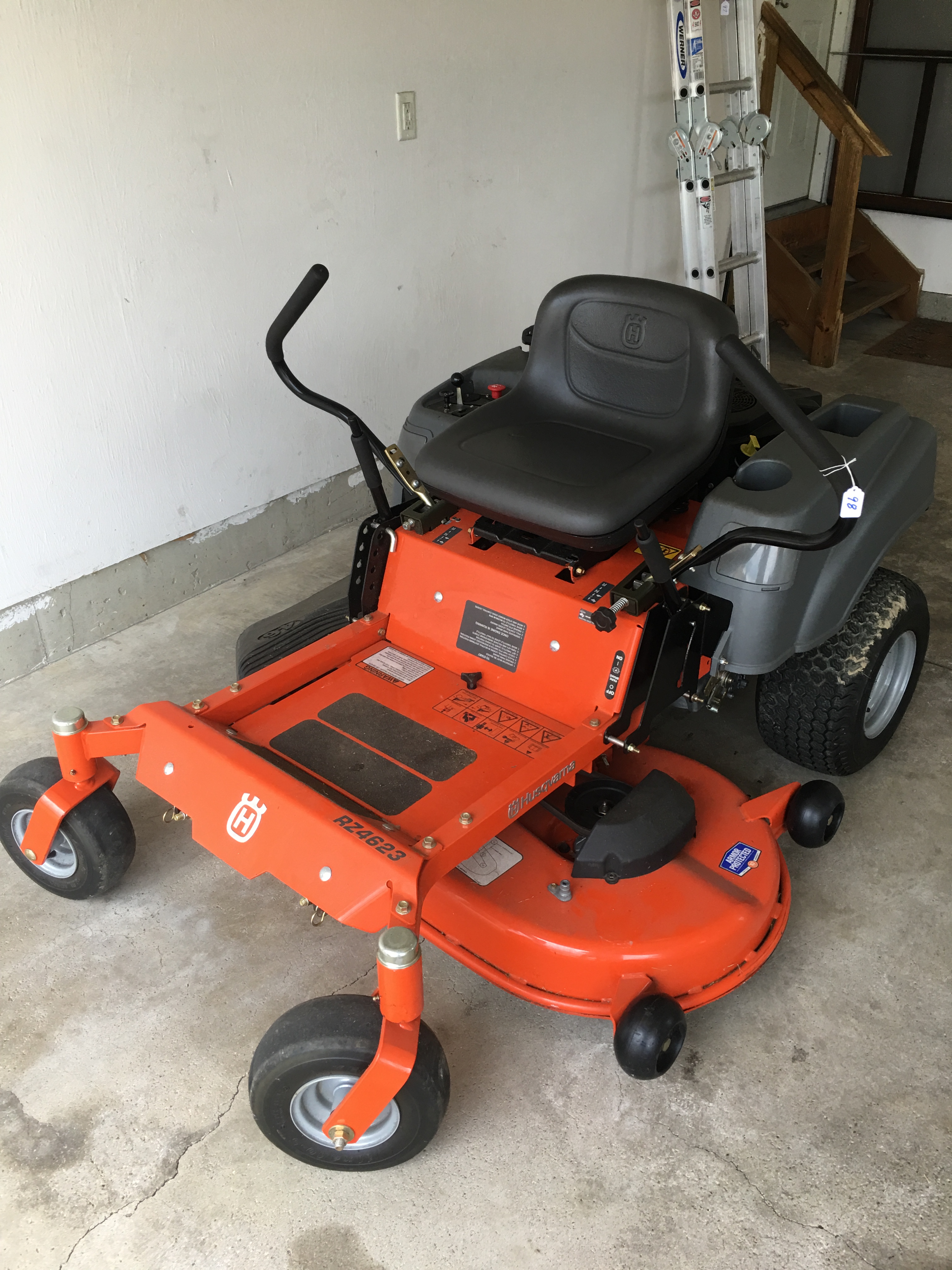 Husqvarna Model RZ4623 Zero Turn Riding Mower Proxibid