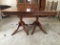 Amazing Solid Walnut Duncan Phyffe Style Dining Room Table W/(3) Leaves