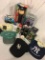 Sports Lot!! NY Yankees Hats, Bobbleheads, Large Pez, & More As Shown