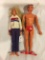 Vintage Bionic Man & Woman Dolls