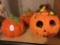 (2) Slimkin Pumpkin Candles-Never Used- & A Ceramic Pumpkin