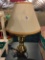 Brass Decorator Lamp W/Shade Is 25