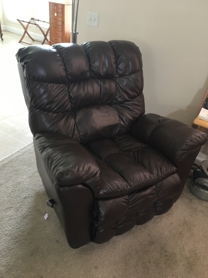 Recliner Is Bonded Leather (40%) & Vinyl(60%)