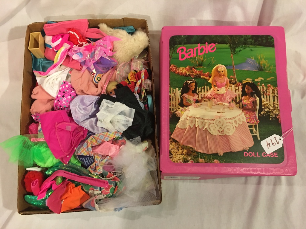 barbie doll case for clothes