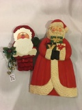 Carved & Hand Crafted Santa's Measure 10