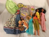 Group Of 90's Barbie Style Dolls & McDonalds Giveaways-Flintstones