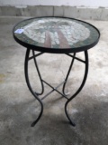 Mosaic Inlaid Top Stand