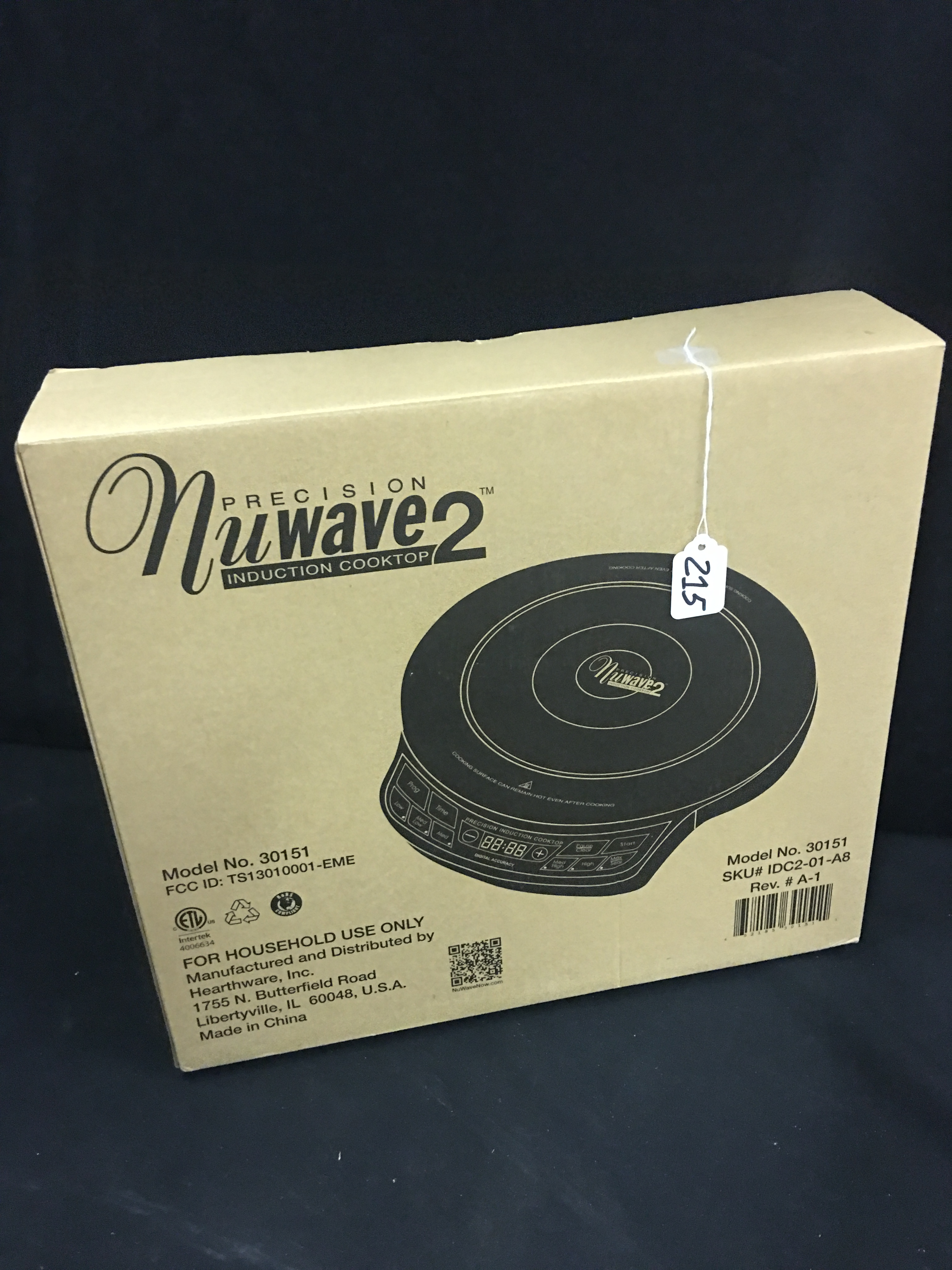 Nuwave 2 Induction Cooktop Unused In Box Estate Personal