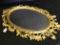 Oval Ornate Wall Mirror Measures 20