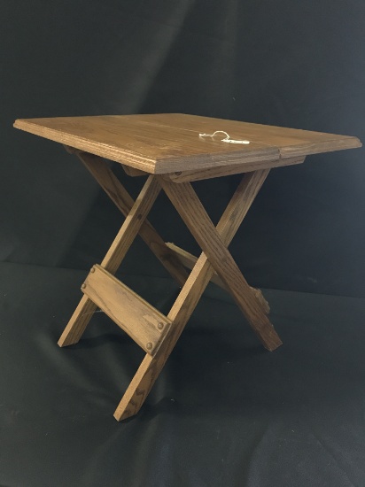 Oak Folding Table/Stand