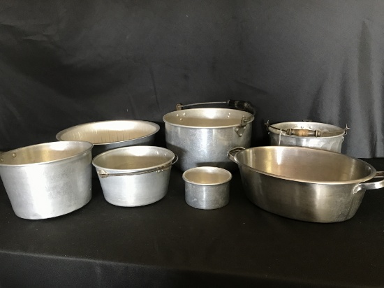 Aluminum & Stainless Pots & Pans-Several Vintage