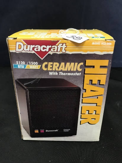 Duracraft 1500 Watt Ceramic Heater In Box
