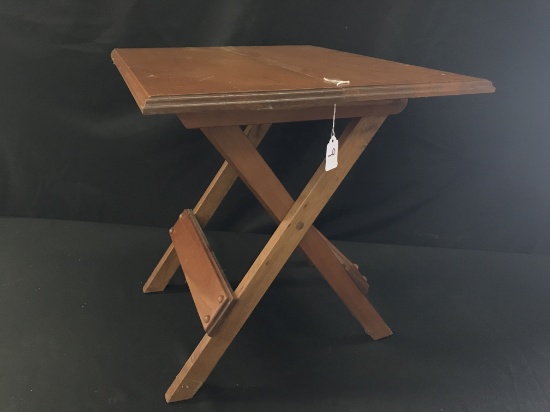 Cherry Folding Table/Stand