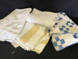 Group Of (5) Vintage Quilts  *Well Worn*