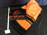 Cincinnati Bengals Button-Up Blanket Measures 58