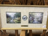 Thomas Kinkade Mattedf & Framed Print