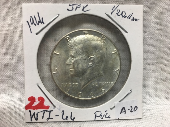 1966 Kennedy Half Dollar