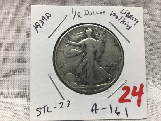 1939-D Walking Liberty Half