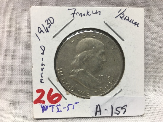 1963-D Franklin Half Dollar