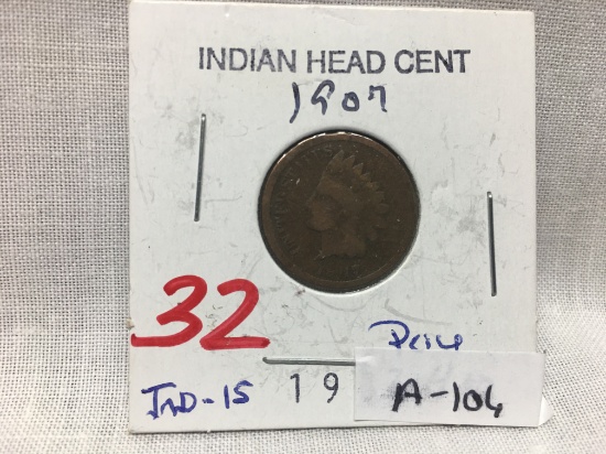 1907 Indian Head Cent