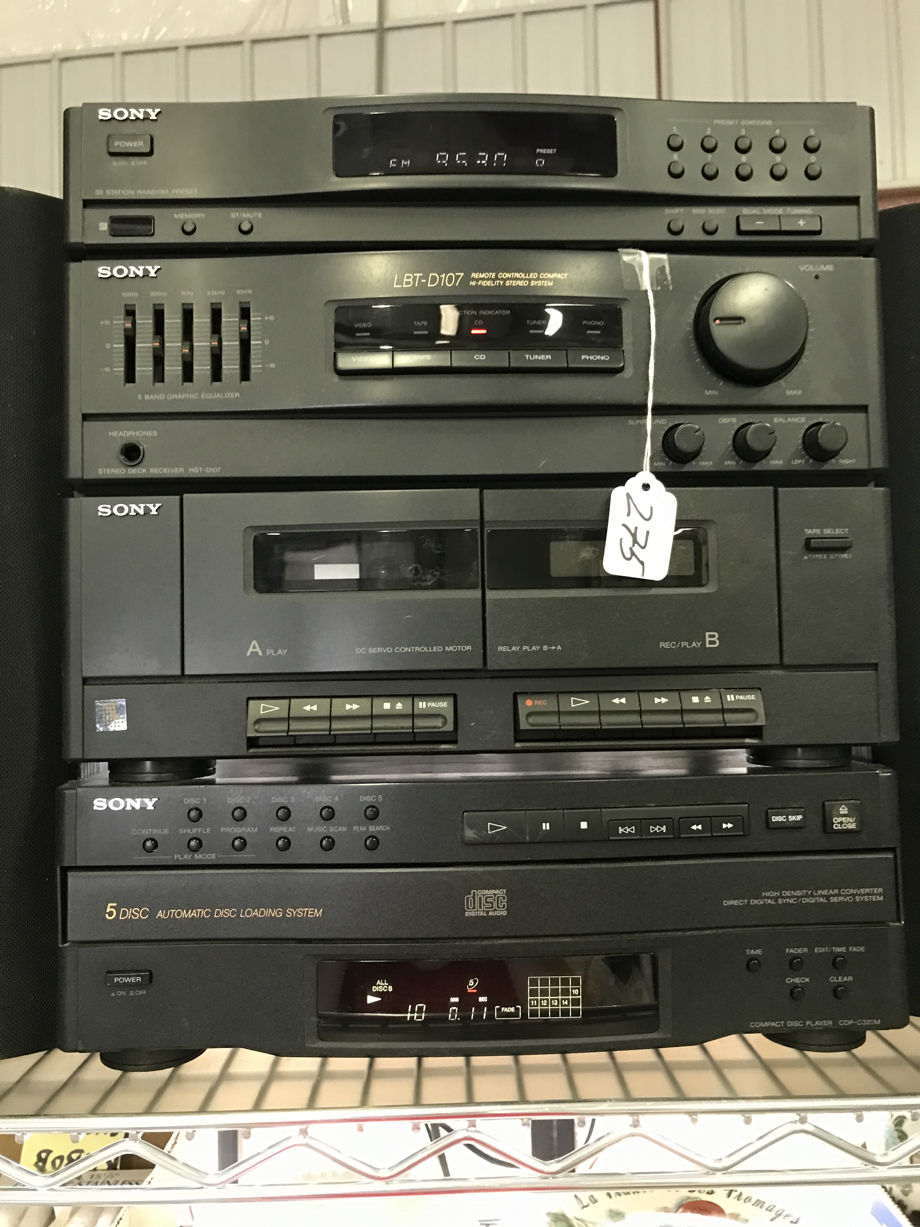 Sold at Auction: SONY CFD-ZW755 RADIO CASSETTE CD PLAYER