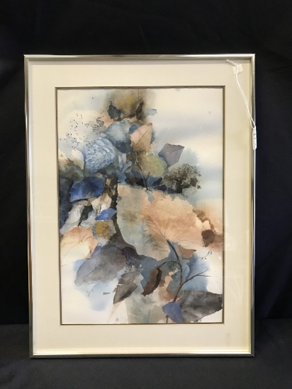 Framed & Matted Watercolor By "Bonnie Raschilla"