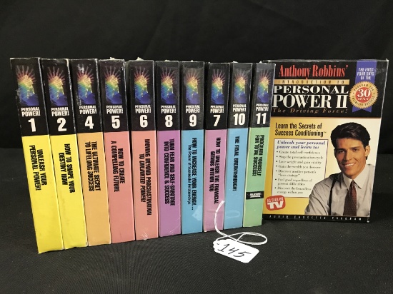 Set Of Anthony Robbins Personal Power Tapes