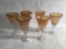 (6) Quality Stemmed Water Glasses