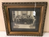 Vintage Framed Photo Of Distinguished Young Men