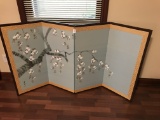 Oriental 4-Panel Byobu Screen