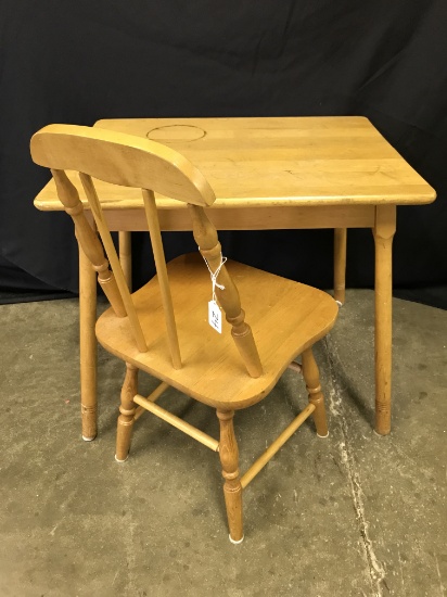 Child's Table & (1) Chair