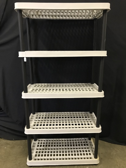 5-Tier Plastic Shelf