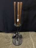 Fireplace Tools In Holder Measure 25