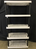 5-Tier Plastic Shelf