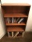 Older Wooden Bookcase W/Books