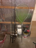 Fishing Lot! (5) Rods & Reels, Minnow Bucket, Net, & More!