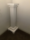 Wooden White Pedestal Measures 44